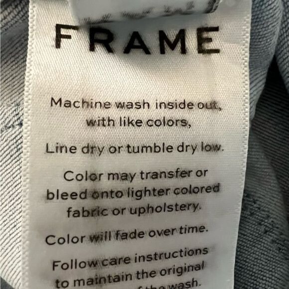 Frame Denim Shift Le High Waist Skinny Jeans W29 EUC - Picture 10 of 12